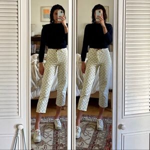 Adorable green checkered Holiday the Label pants